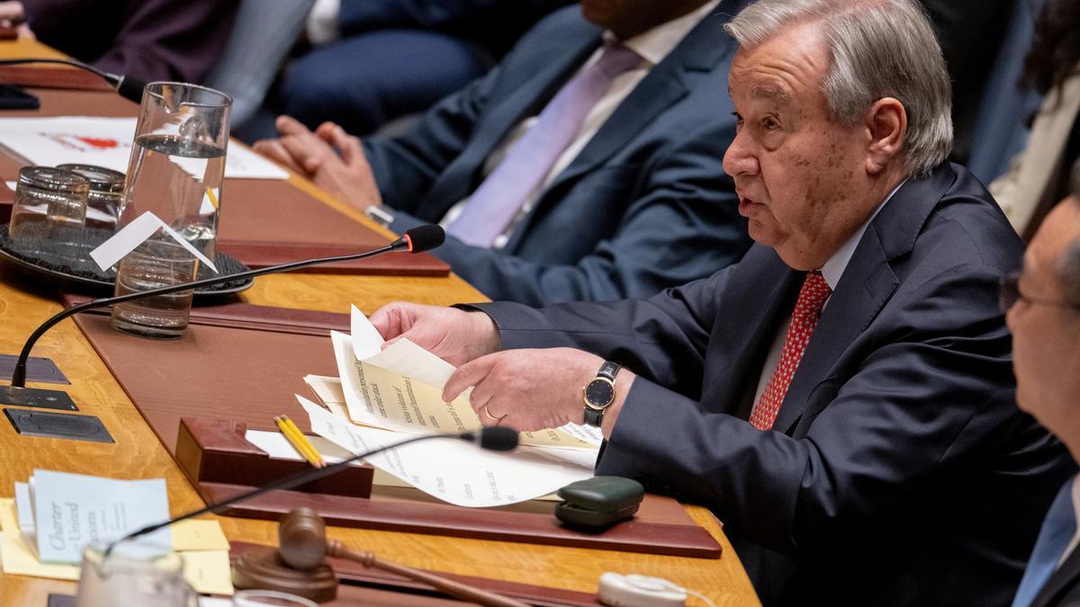 Antonio Guterres, secretario general de la ONU.