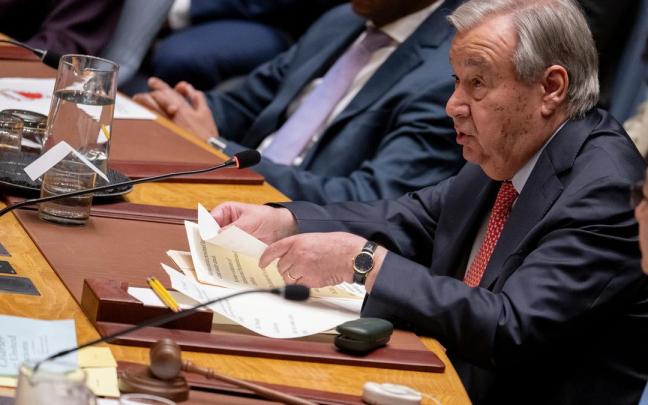 Antonio Guterres, secretario general de la ONU.
