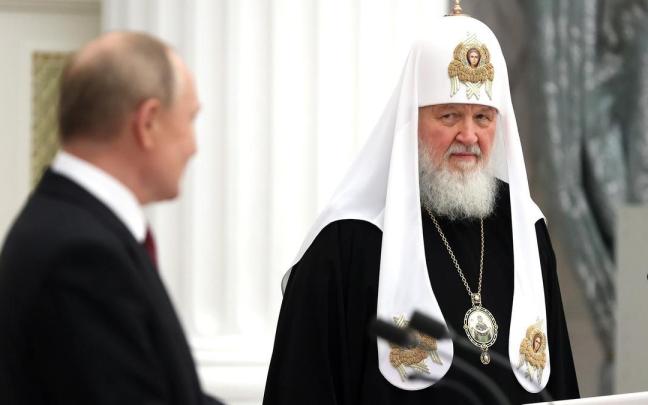 El patriarca Kirril es uno de los grandes apoyos de Putin.
