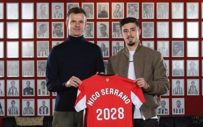 Nico Serranok 2028ra arte berritu du kontratua Athleticekin.