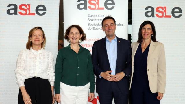 El consejero vasco de Economía, Trabajo y Empleo, Mikel Torres, en la asamblea general de ASLE