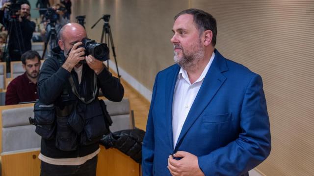 Junqueras presenta el acuerdo entre PSOE y ERC para la investidura, 2 de noviembre de 2023.