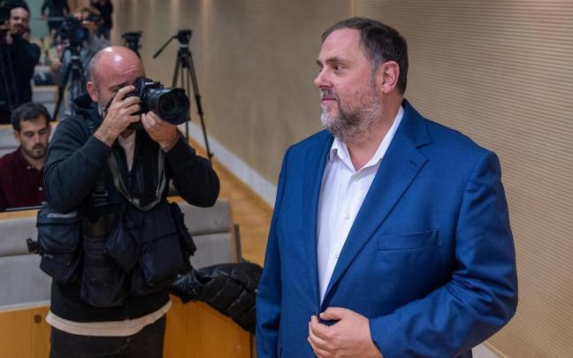 Junqueras presenta el acuerdo entre PSOE y ERC para la investidura, 2 de noviembre de 2023.