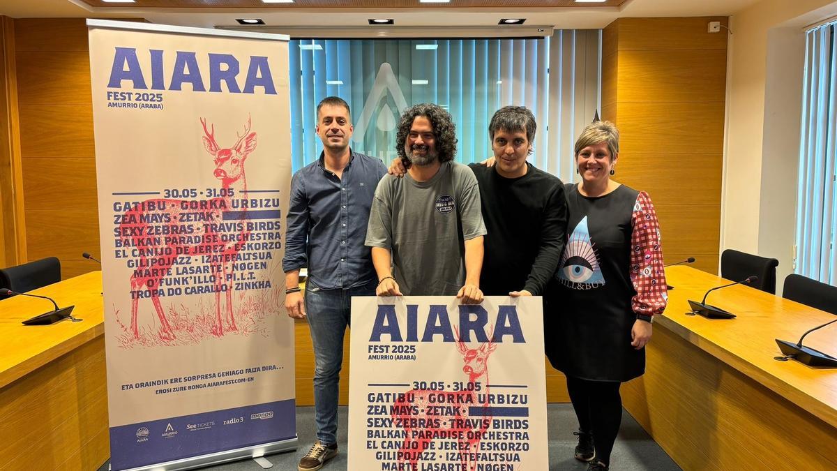 Presentación del festival 'Aiara Fest' 2025.