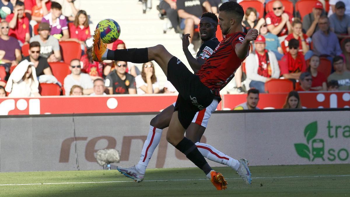 Iñaki Williams en el partido contra el Mallorca