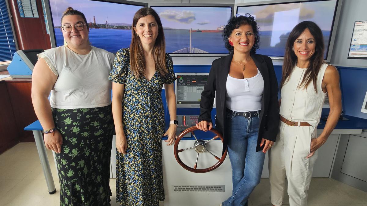 Presentación del programa ‘EnpleGU: Embarcate’ en la Escuela de Náutica.