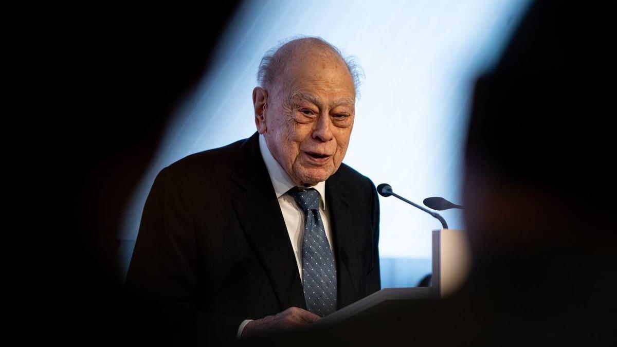 El expresidente de la Generalitat Jordi Pujol, en un acto en Barcelona.