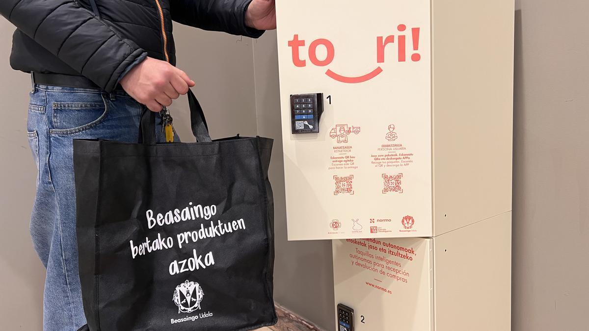 taquillas inteligentes del sistema Tori! de Beasain.