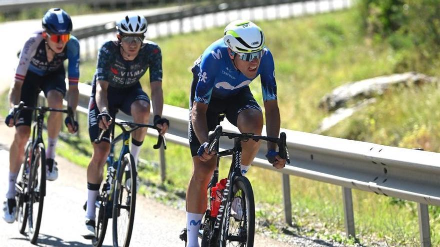 Lazkano comanda el grupo perseguidor.