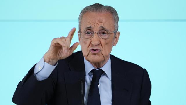 El presidente del Real Madrid, Florentino Pérez