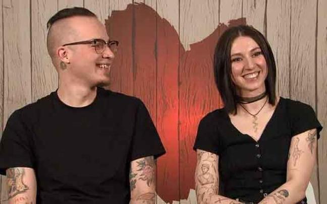 Macarena y Pablo durante su cita en 'First Dates'. Macarena y Pablo durante su cita en 'First Dates'.