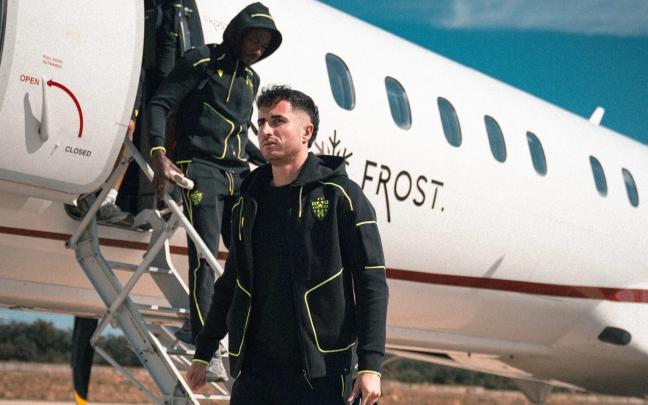 Morcillo aterrizó con buen pie durante el pasado mercado invernal en el cuadro almeriense. / FOTOS UD ALMERÍA