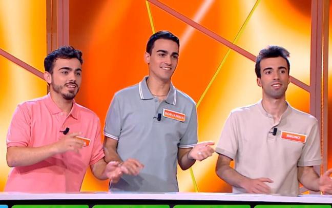 Raúl, Borja y Bruno forman los 'Mozos de Arousa'.