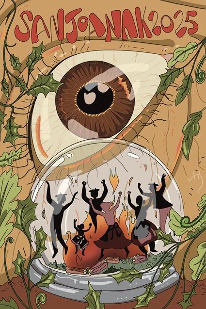 Cartel anunciador de los sanjuanes de Hernani