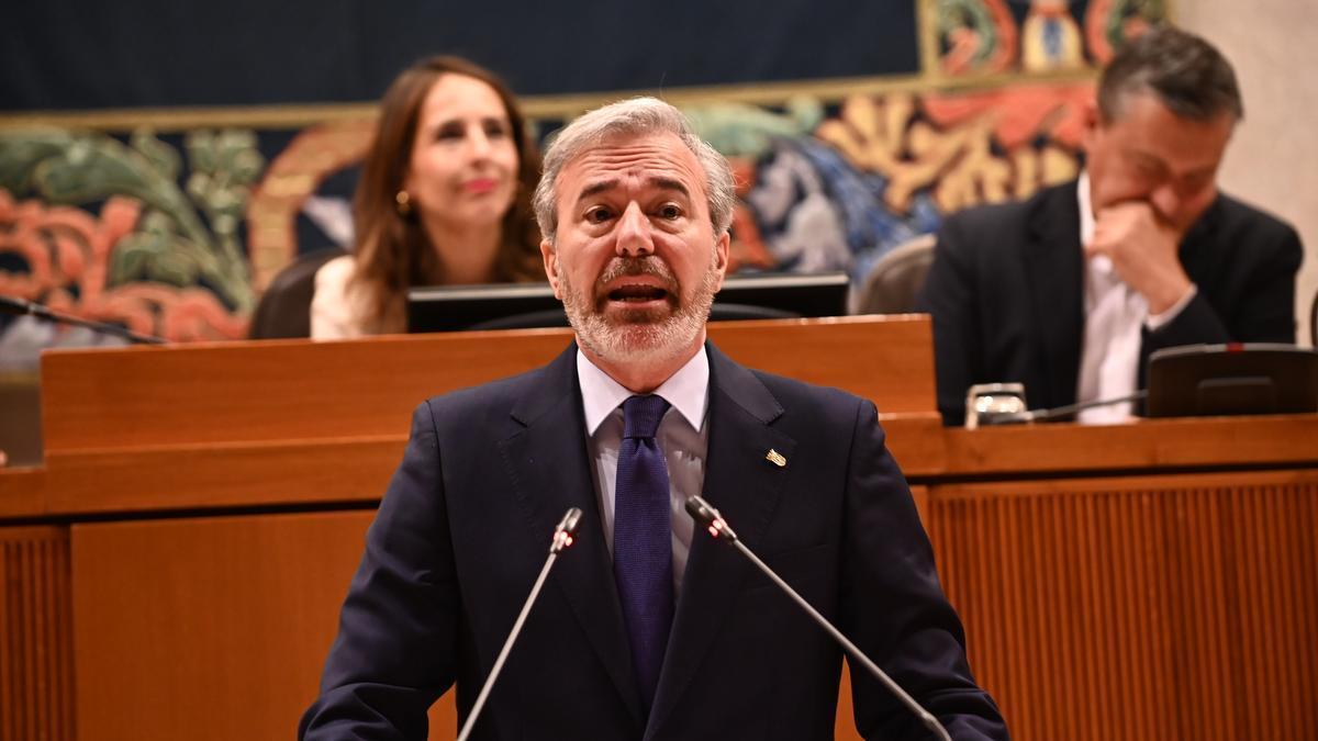 El presidente del Gobierno de Aragón en funciones, Jorge Azcón.