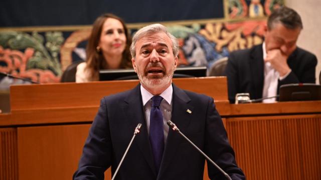 El presidente del Gobierno de Aragón en funciones, Jorge Azcón.