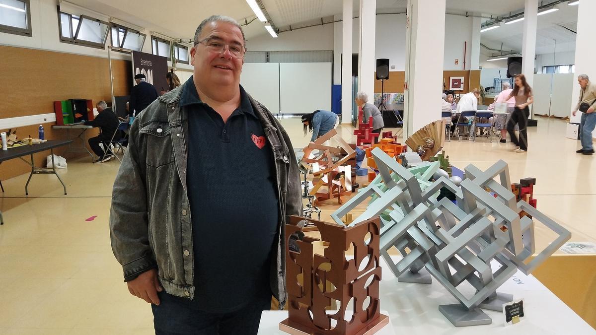 Mario Romero, en la exposición