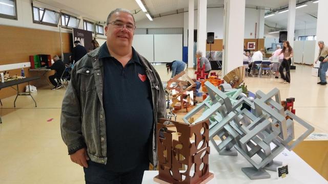 Mario Romero, en la exposición