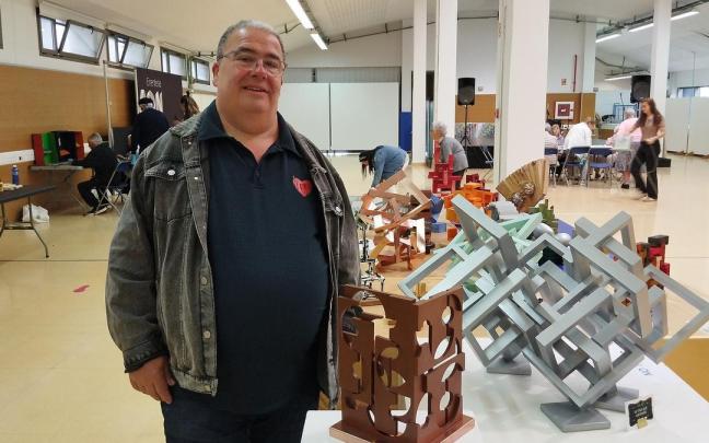 Mario Romero, en la exposición