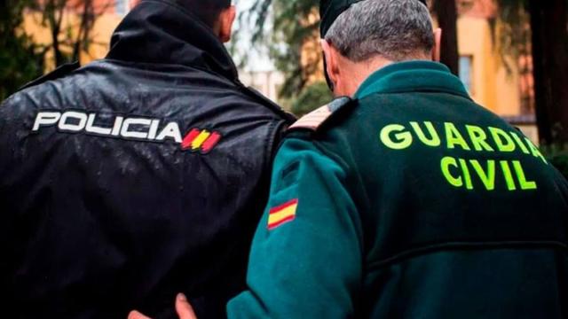 Un agente de la Policía Nacional y uno de la Guardia Civil.