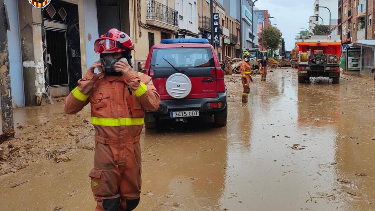 Imagen de archivo de bomberos del Consorcio Provincial de Valencia.
