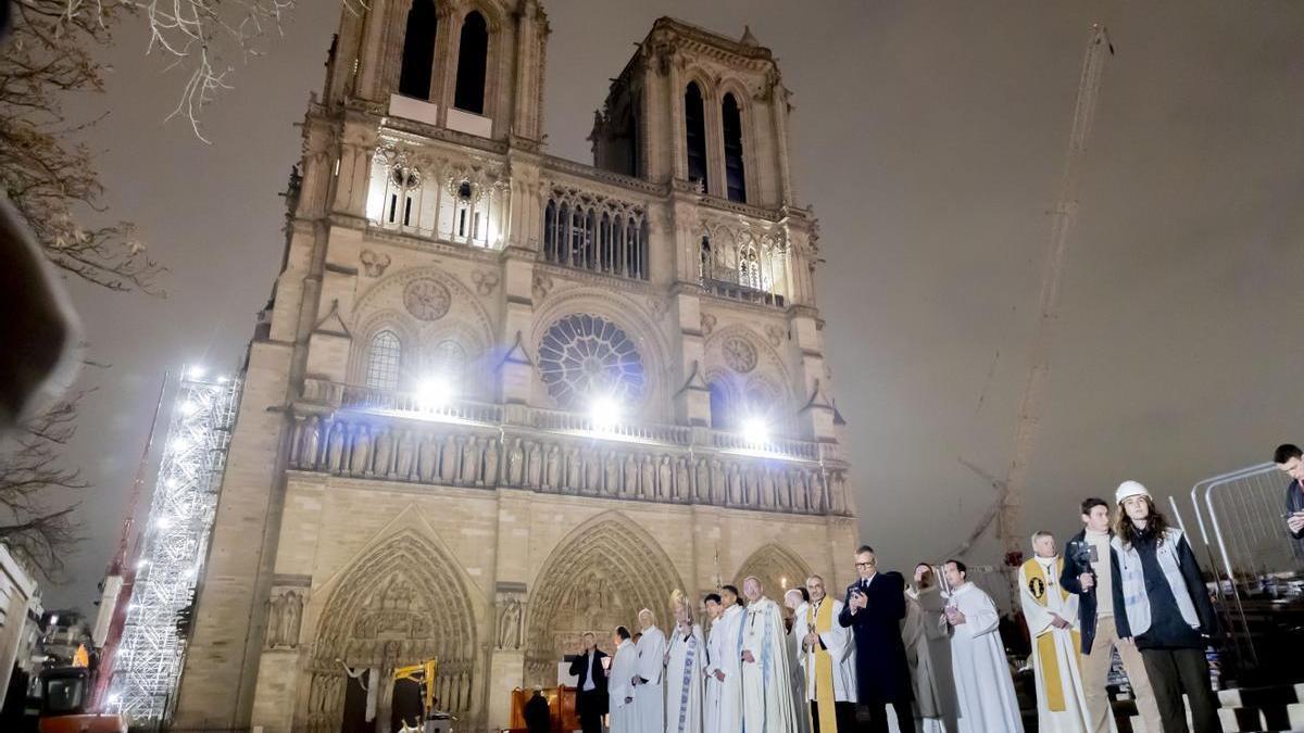 La catedral de Notre Dame reabrirá sus puertas este diciembre.