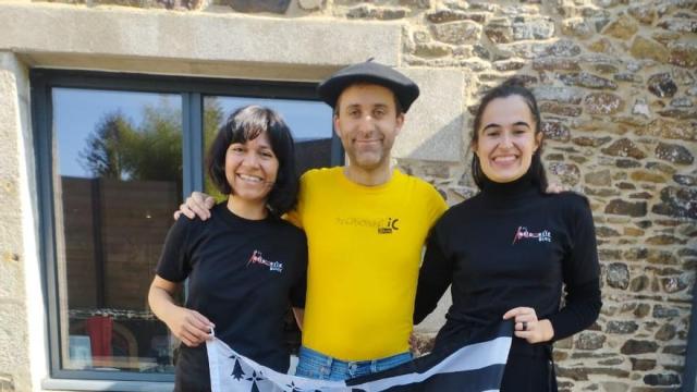 Zoe Tamara Cuellar, Rubén Mejuto eta Irati Ibarra. / N.G. Zoe Tamara Cuellar, Rubén Mejuto eta Irati Ibarra.