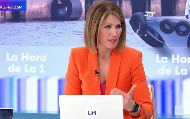 La periodista Silvia Intxaurrondo, presentadora de 'La Hora de la 1'