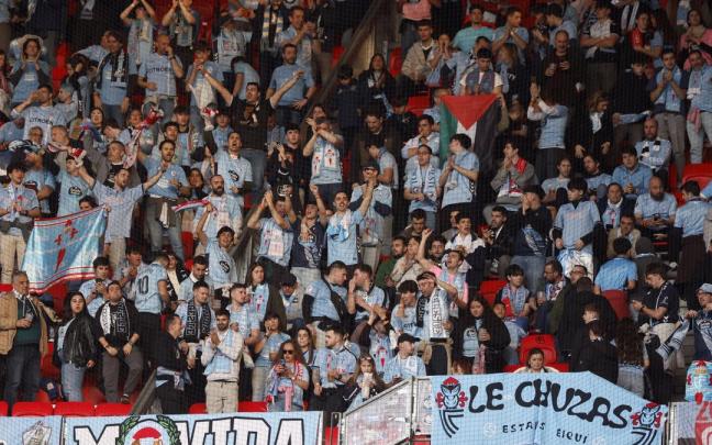 Aficionados del Celta en Lyon.