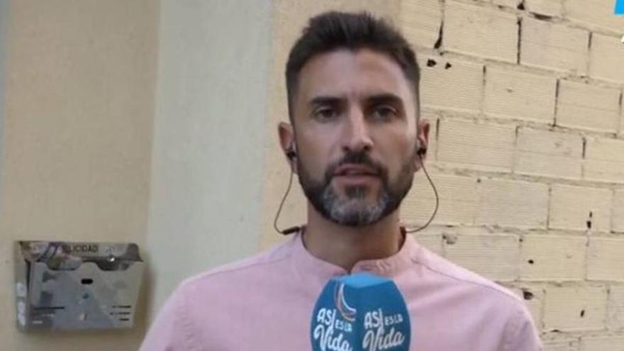 José Domingo Bueno, reportero de Telecinco, vivió un momento muy desagradable mientras realizaba una entrevista
