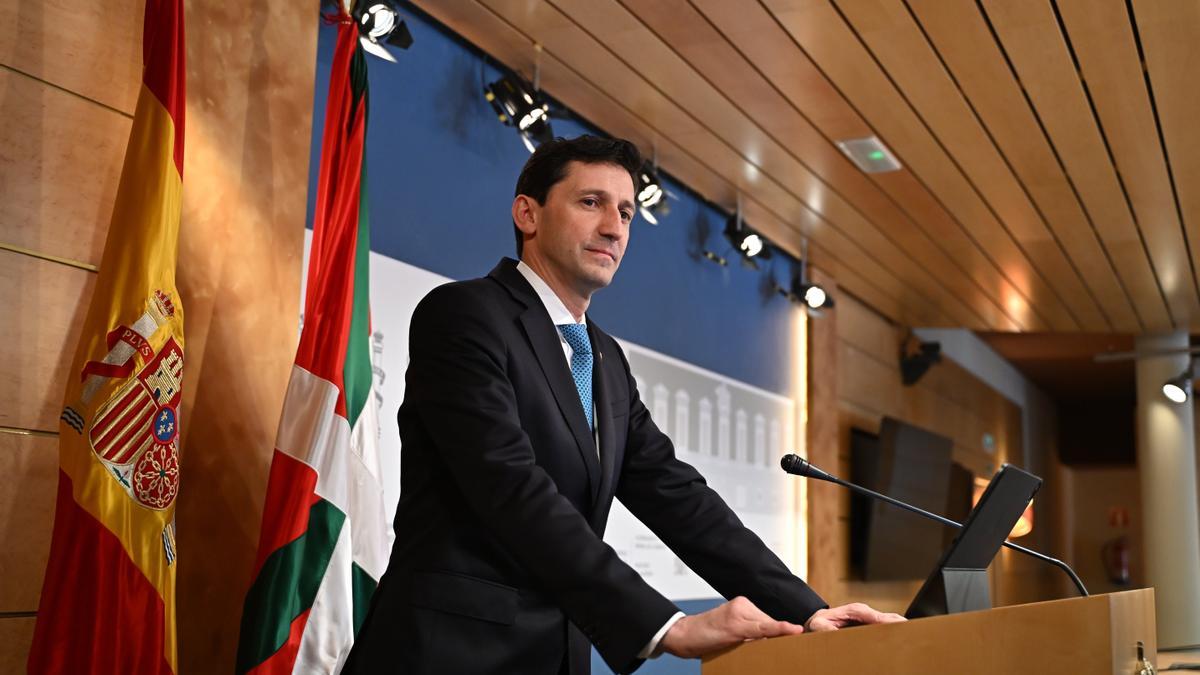 El consejero de Hacienda y Finanzas del Gobierno vasco, Noël d'Anjou
