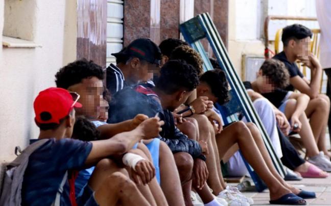 Menores migrantes en Ceuta