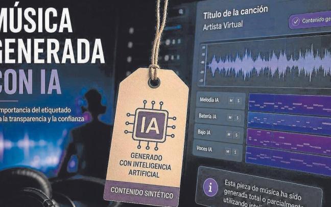 Las plataformas de streaming proceden a etiquetar la música creada con IA.