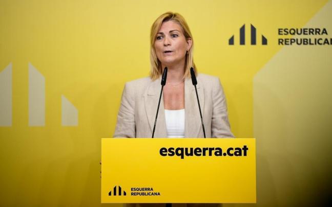 La portavoz de ERC, Raquel Sans. La portavoz de ERC, Raquel Sans.