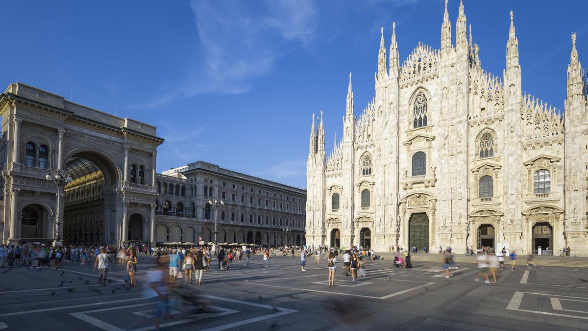 El Duomo de Milán (Italia).
