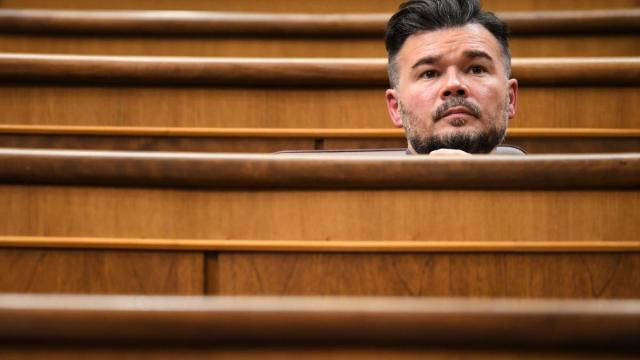 El portavoz de ERC en el Congreso, Gabriel Rufián.