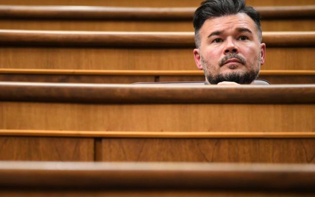 El portavoz de ERC en el Congreso, Gabriel Rufián.