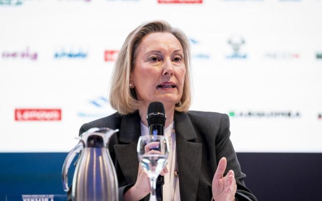 La secretaria de Estado de Defensa, María Amparo Valcarce García.