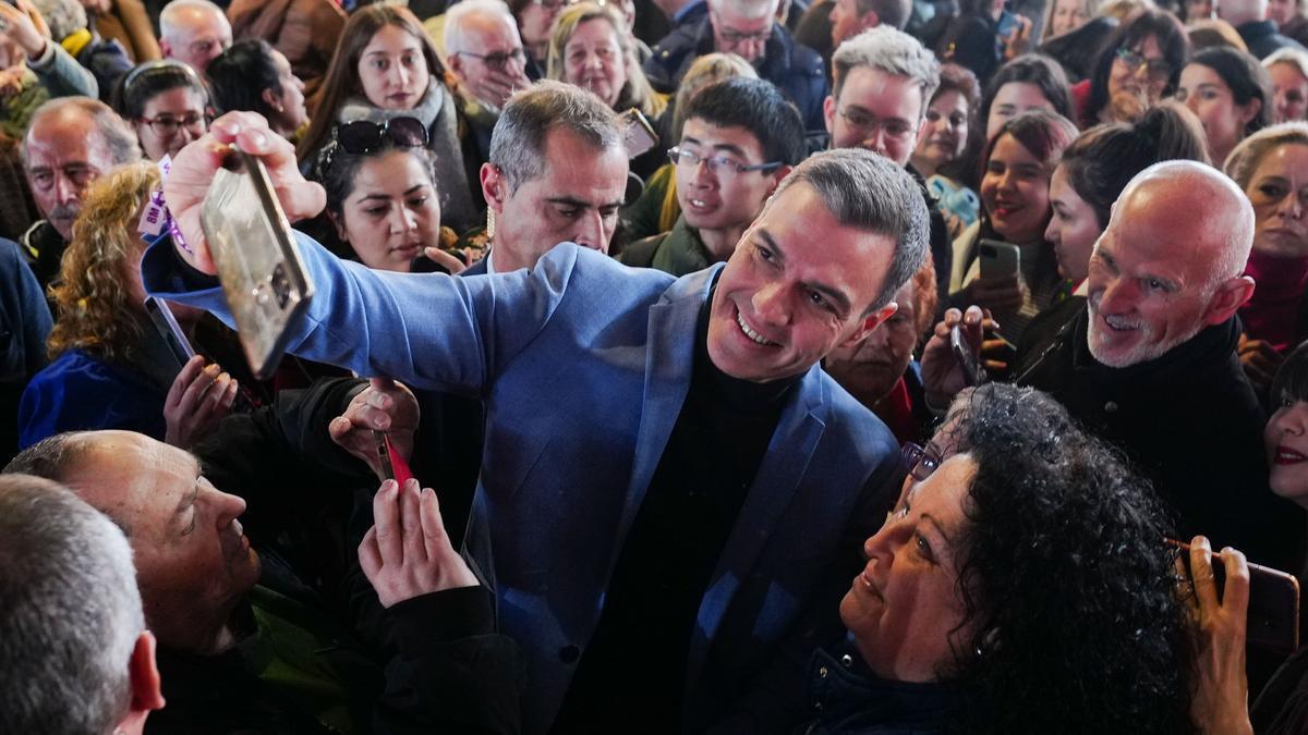 El secretario general del PSOE y presidente del Gobierno español, Pedro Sánchez