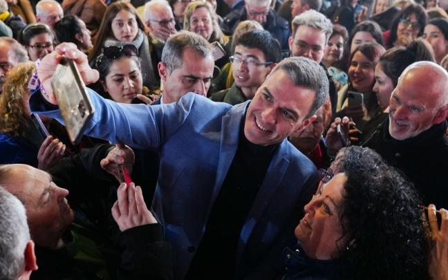 El secretario general del PSOE y presidente del Gobierno español, Pedro Sánchez