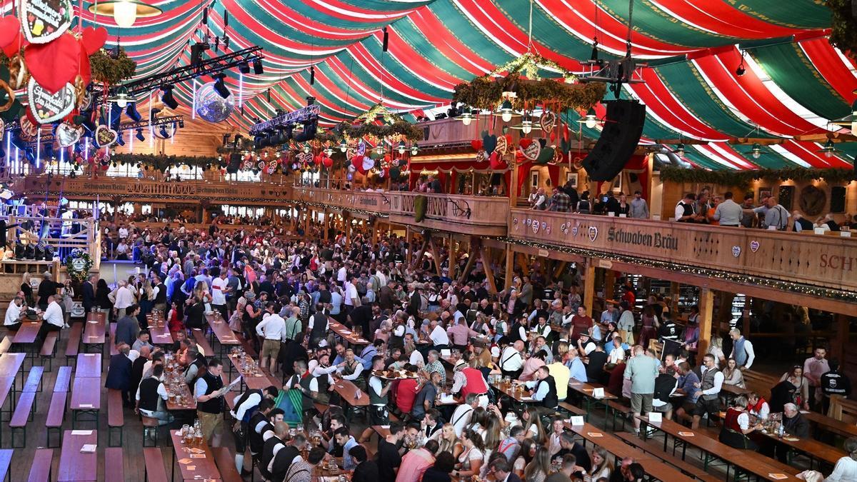 Celebración del Oktoberfest de Múnich.