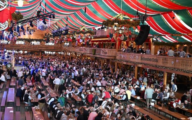Celebración del Oktoberfest de Múnich.