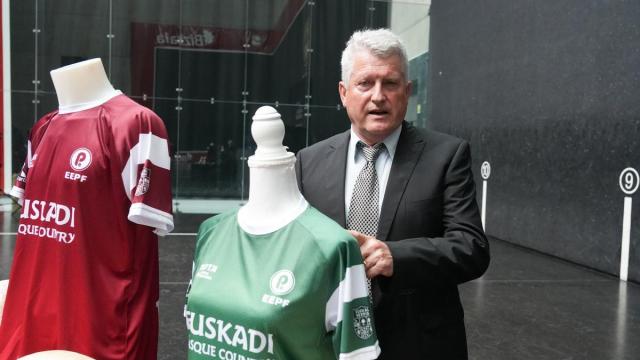 Joxemari Mitxelena, presidente de la Federación de Euskadi de Pelota Vasca. / José Mari Martínez Joxemari Mitxelena, presidente de la Federación de Euskadi de Pelota Vasca.