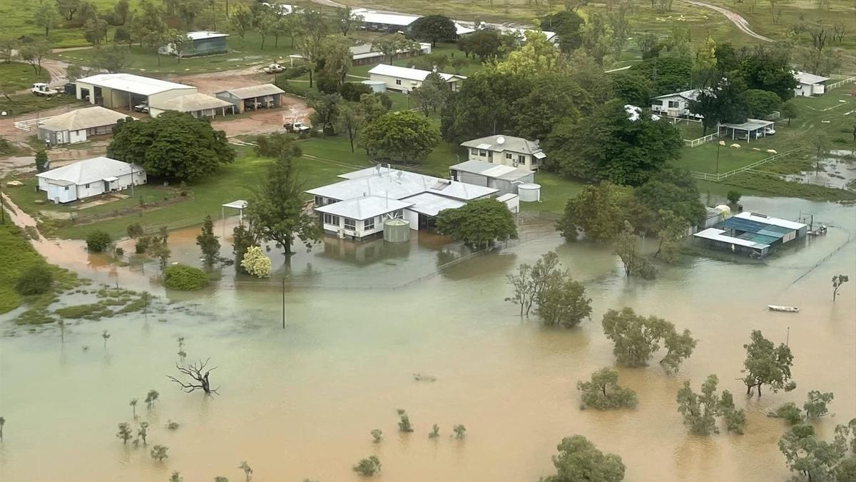Inundaciones registradas en Australia por el fuerte temporal.