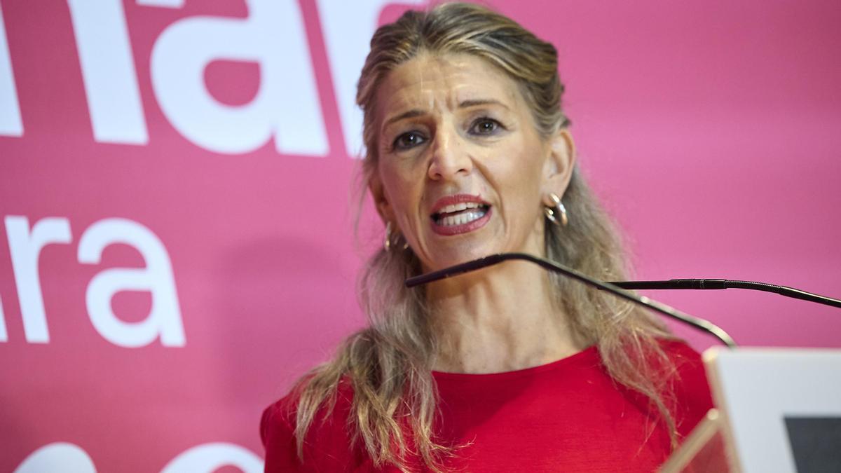 La vicepresidenta segunda y ministra de Trabajo y Economía Social, Yolanda Díaz