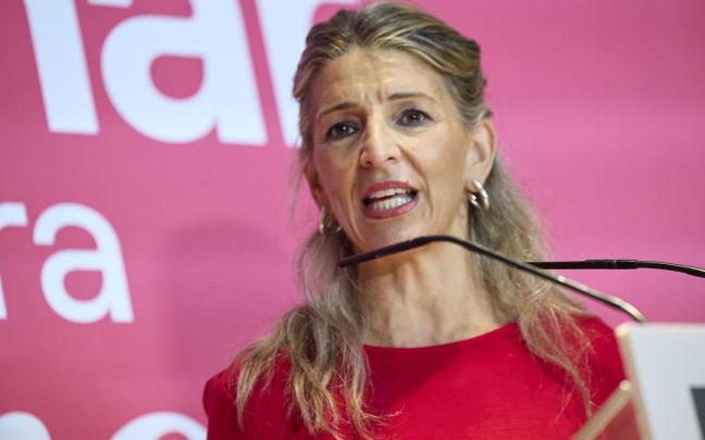 La vicepresidenta segunda y ministra de Trabajo y Economía Social, Yolanda Díaz