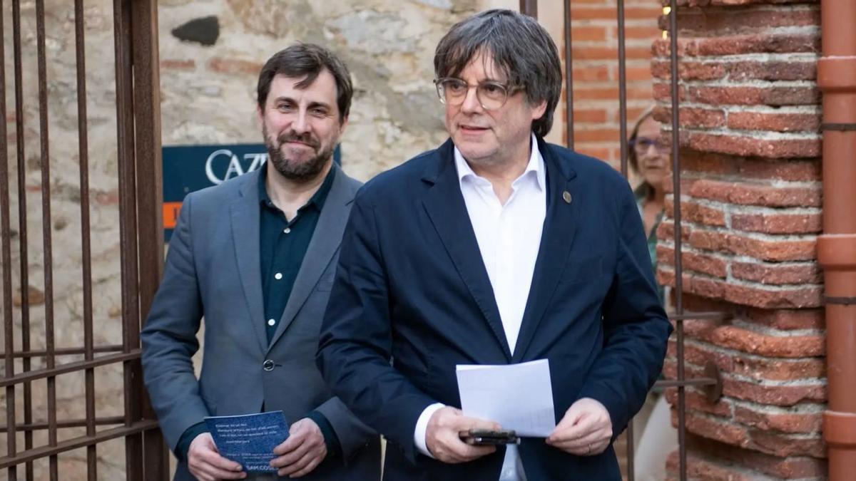 Carles Puigdemont acudirá el jueves a la localidad de Elna, en la Catalunya del Nord, para explicar su futuro arropado por la plana mayor de Junts.