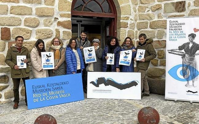 Presentaci&oacute;n del mes de los museos de la costa vasca. | FOTO: I. FRADUA