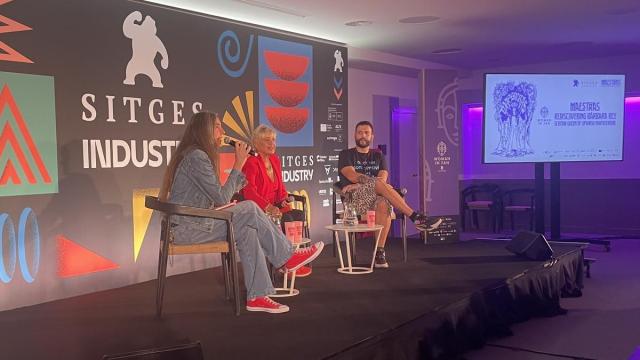 La actriz Bárbara Rey en el Festival de Sitges