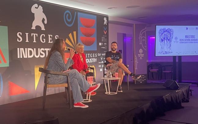 La actriz Bárbara Rey en el Festival de Sitges